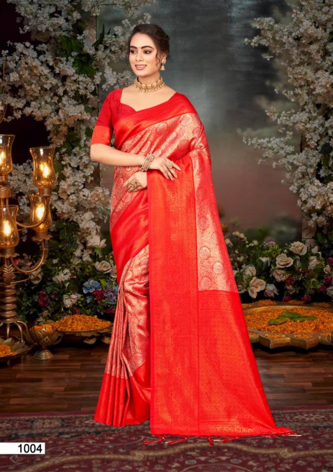 Kalanidhi Vol 05 By Bunawat Kanjivarm Silk Designer Wedding Sarees Wholesale Online
